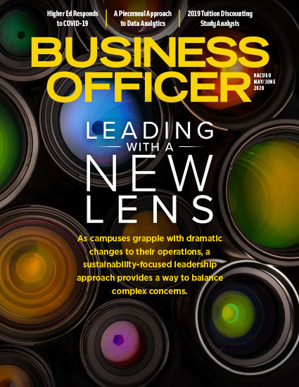 Cover from the latest issue of Business Officer Magazine